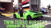 O Lamborghini Huracán mais potente do mundo não aguenta com um Nissan GT-R