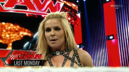 Mauro Ranallo, Charlotte, Ric Flair and Natalya Backstage Segment