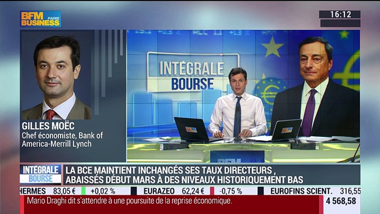 Spéciale BCE: Mario Draghi défend sa politique monétaire de manière assez forte - 21/04