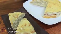 Cara Membuat Cake Seribu Lapis  Mille Crepe Whipped Cream Frosting