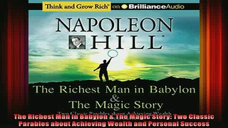 Full Free PDF Downlaod  The Richest Man in Babylon  The Magic Story Two Classic Parables about Achieving Wealth Full Free