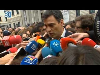 Pedro Sánchez rechaza la oferta de Rivera: "Política con valores y no tecnocracia"