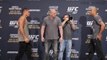 Fighters face off for the UFC 197 media day