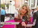 Nick ignores Willa Ford on the red carpet of VMA.S 2001