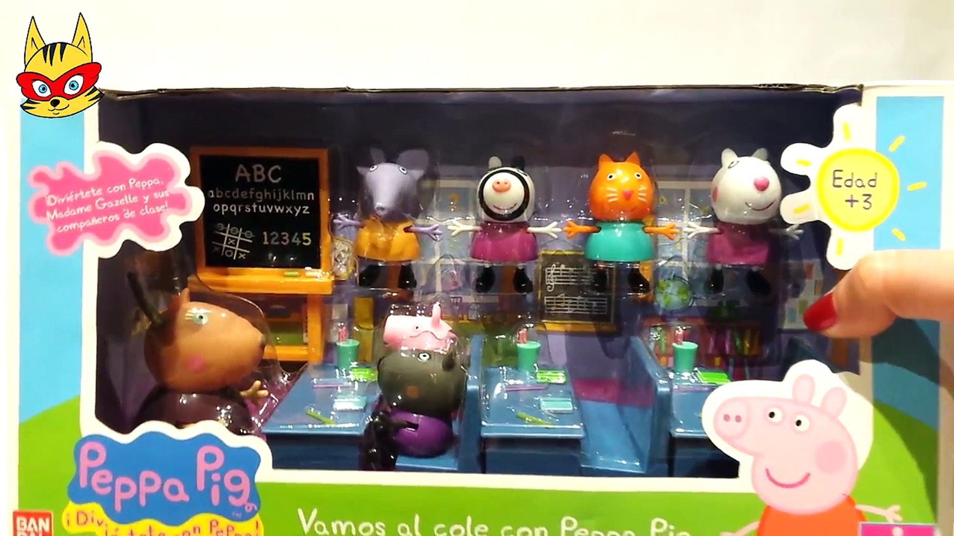 vamos al cole con peppa pig