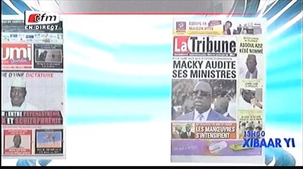 Revue de Presse - Présentation Mamadou Mouhamed NDIAYE - 21 avril 2016