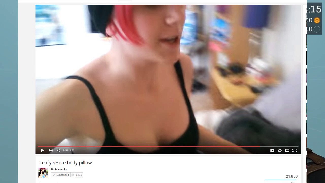 ANIME GIRL MAKES A BODY PILLOW OF ME