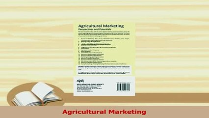 Download PDF on Agricultural Marketing 📘 – Read & Save Now