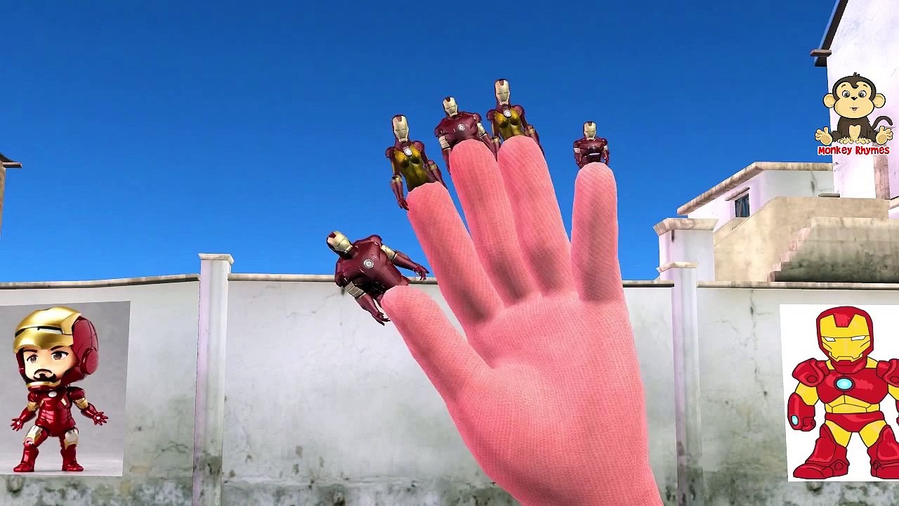 Super Iron Men Finger Family | SuperHeroes Nursery Rhymes for Children