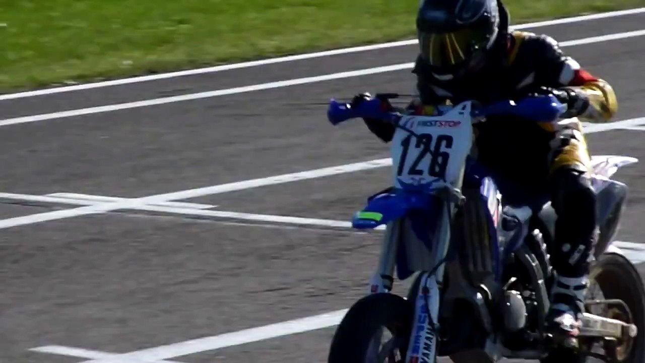 Yamaha 125 YZ Supermotard - Circuit de l'enclos