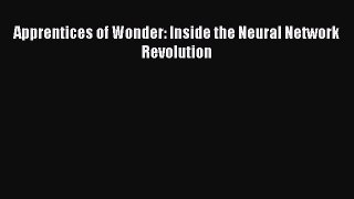 Read Apprentices of Wonder: Inside the Neural Network Revolution PDF Online