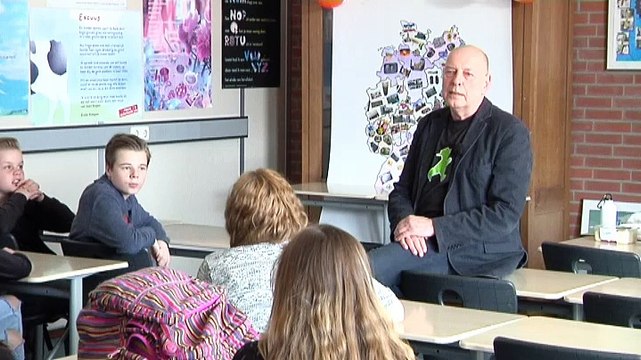 Dollard College in Oude Pekela besteedt aandacht aan de dag van de Duitse taal - RTV Noord