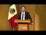 Messico - Renzi all'Università ITAM (21.04.16)