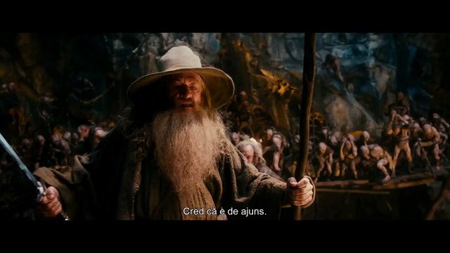The Hobbit - Goblin King vs Gandalf - Goblin Chase Part II - Full HD