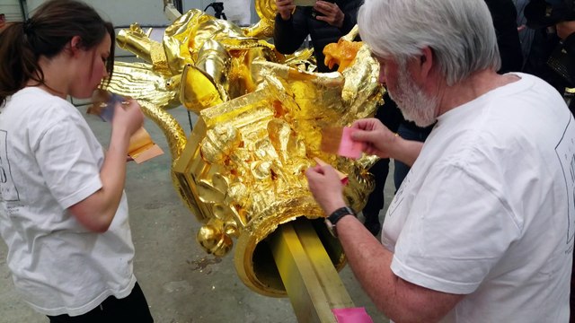 Restauration de l'archange Saint-Michel