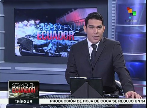 Alcaldes de provincias ecuatorianas evalúan daños del temblor