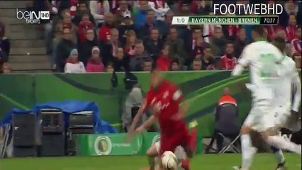 Thomas Mueller Goal - Bayern Munich vs Werder Bremen 2-0 DFB Cup 2016