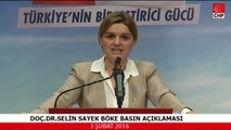 Selin Sayek Böke Basın Açıklaması - 03.01.2016