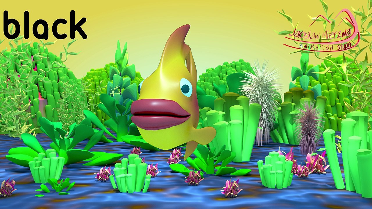 Colors for Children to Learn with Fish Bubble