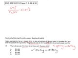 215 BAFS Paper 1 MC Q.29