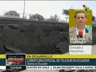 Ecuador: ciudad costera Atacames es de las más laceradas por el sismo