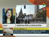 Marchan estudiantes chilenos por la gratuidad de la educación