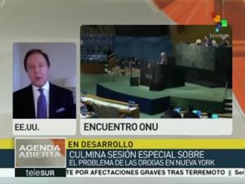 Indican expertos que consumo de drogas de EE.UU. es tema pendiente