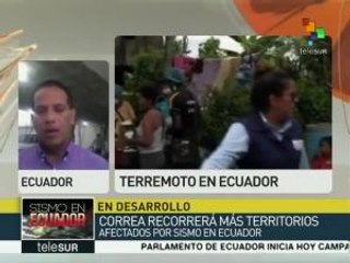 ACNUR envía ayuda humanitaria para los damnificados de Ecuador