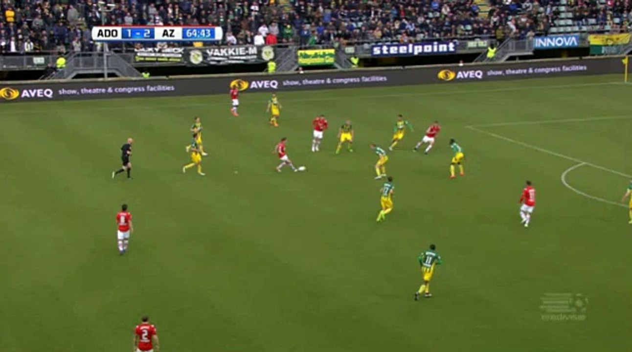 Henriksen GOAL (1:2) - Den Haag vs AZ Alkmaar 21/04/2016