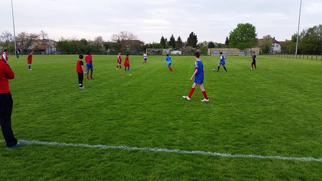 Entraînement du 21 avril u13 avec luis duarte portugais de romilly sur seine
