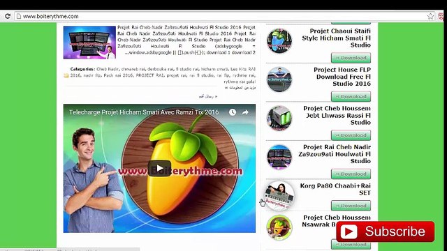 Meilleur Site Projet Rai Fl Studio www boiterythme com