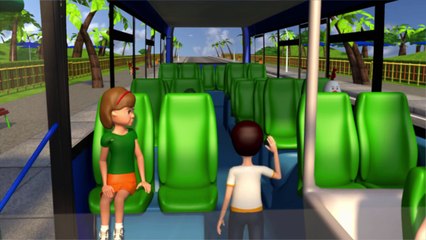 Wheels On The Bus Go Round and Round | Kids Song | Nursery Rhyme