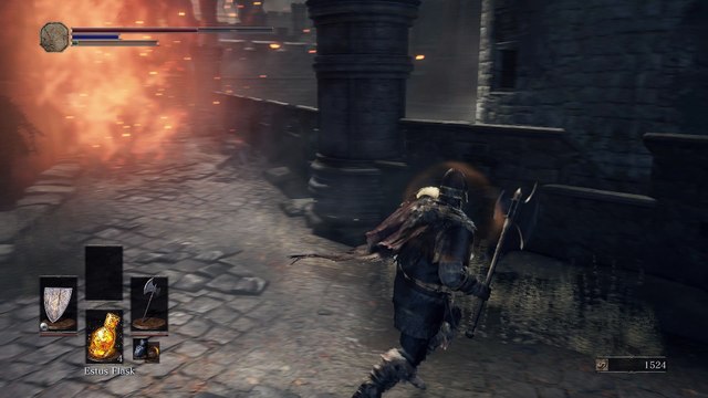 Dark Souls III - High Wall of Lothric: Club, Claymore & Gold Pine Resin Location (Lothric Dragon)