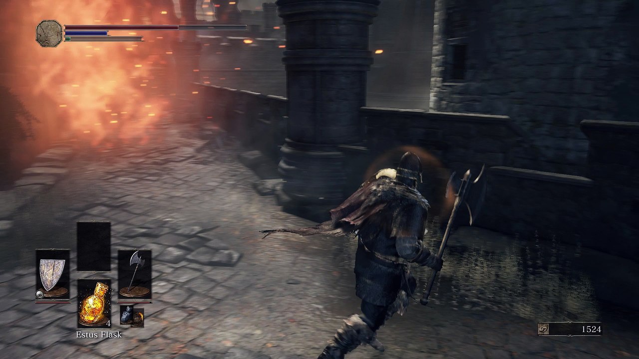 Dark Souls III - High Wall of Lothric: Club, Claymore & Gold Pine Resin Location (Lothric Dragon)