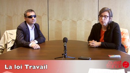 Karine Daniel et Matthieu Annereau débattent sur la loi Travail