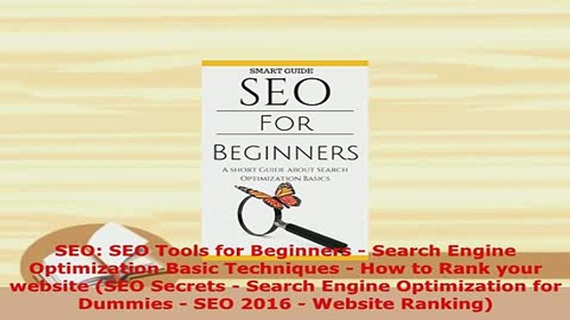 PDF SEO SEO Tools for Beginners Search Engine Optimization Basic Techniques How to Rank Free Books