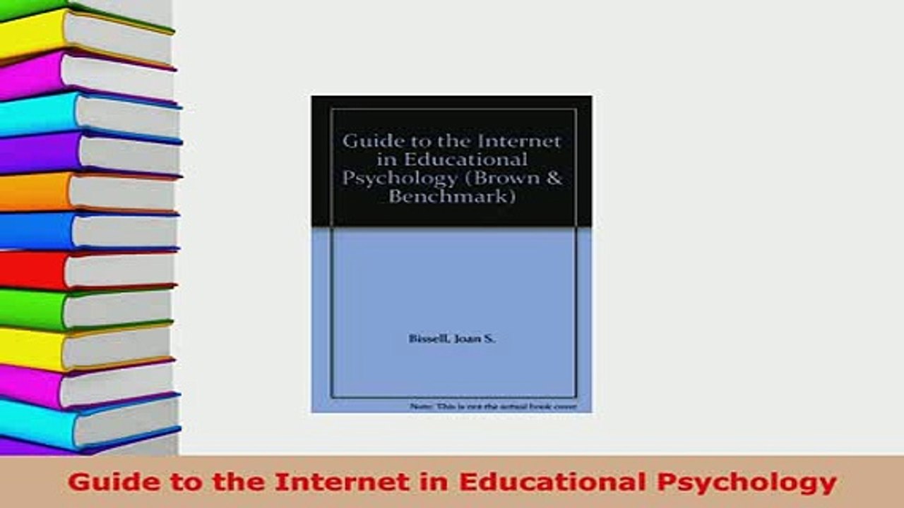 Download  Guide to the Internet in Educational Psychology Free Books
