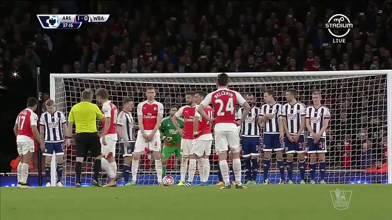 Alexis Sanchez Goal HD - Arsenal 2-0 West Brom - 21-04-2016