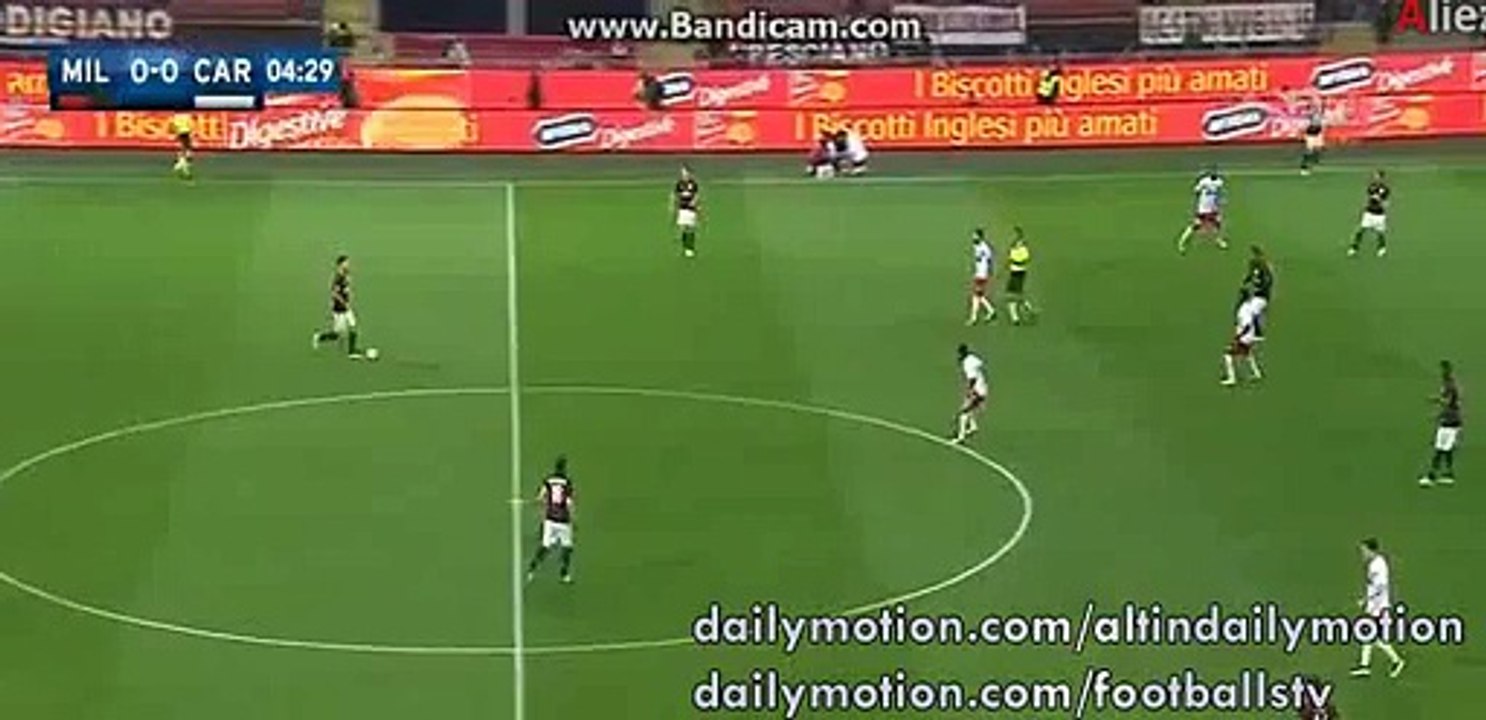 1st Half Highlights - AC Milan 0-0 Carpi - 21-04-2016