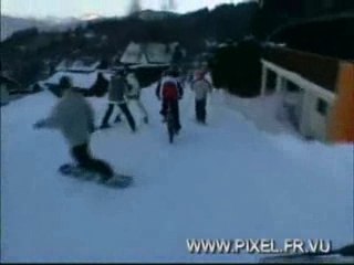 Vtt winter downhill