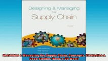 EBOOK ONLINE  Designing  Managing the Supply Chain Concepts Strategies  Case Studies Book  CDRom  BOOK ONLINE