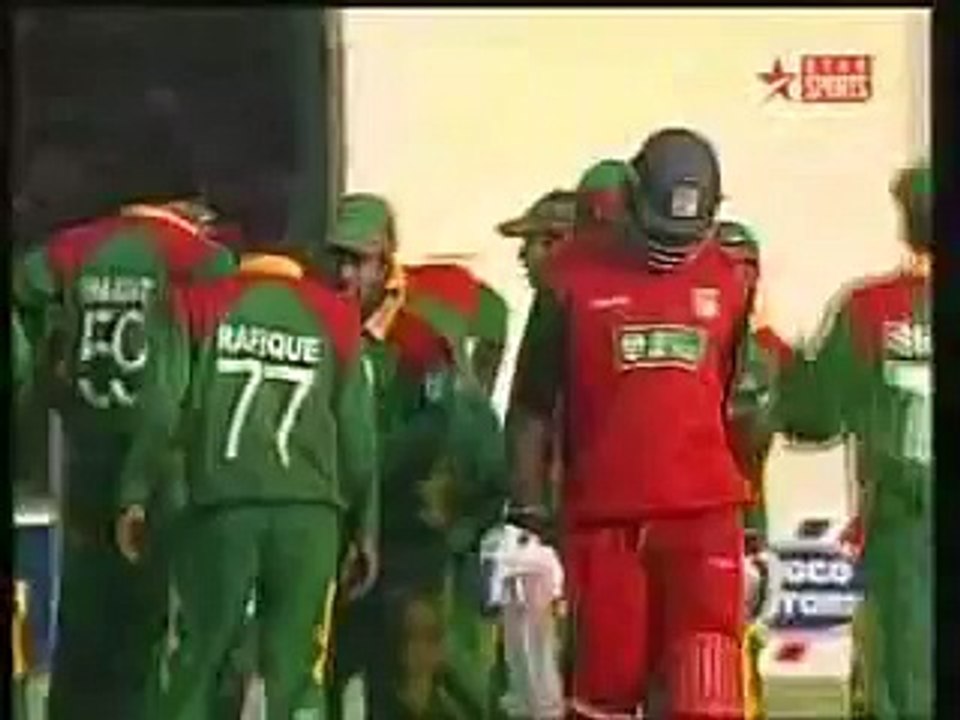 Shahadat Hossain hattrick