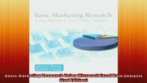 Free PDF Downlaod  Basic Marketing Research Using Microsoft Excel Data Analysis 2nd Edition  DOWNLOAD ONLINE