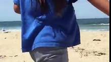 Justin Bieber?  No!  Girls seeing Dolphins for he first time!