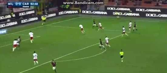 Penalty For AC Milan - Ac Milan 0-0 Carpi 21-04-2016