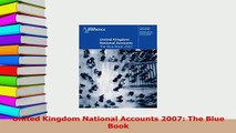Download  United Kingdom National Accounts 2007 The Blue Book Ebook Free