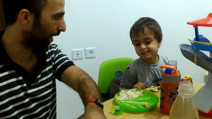 Another Kashani family dinner ... Hummus with onions