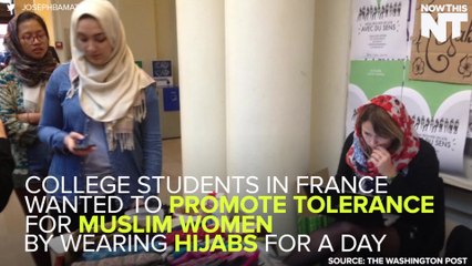 French Students Wear A Hijab For A Day To Stand In Solidarity With Muslims Peers