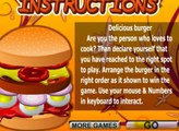 hamburger Games Online Games Free Cooking cuisine made hamburger