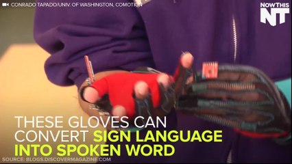 These Gloves Can Convert Sign Language Into Spoken Word
